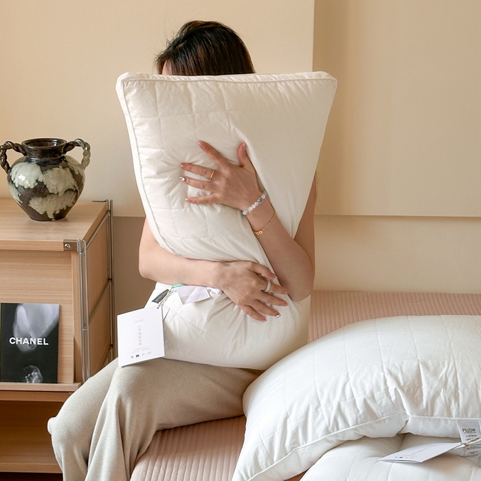 91家纺网 家纺一手货源 找家纺 （总）伟邦枕芯 2025新款A类大格子酒店枕枕头枕芯