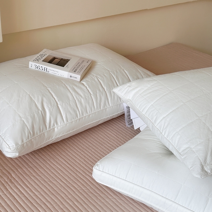 91家纺网 家纺一手货源 找家纺 （总）伟邦枕芯 2025新款A类大格子酒店枕枕头枕芯