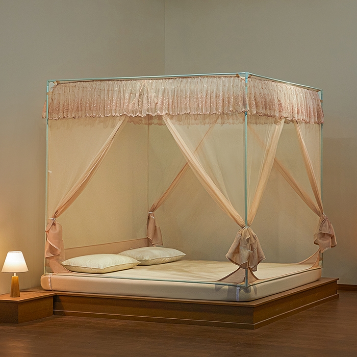 91家纺网 家纺一手货源 找家纺 （总）飞轮海2025春夏新款坐床式全包蚊帐-t55