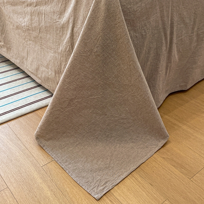 91家纺网 家纺一手货源 找家纺 菡宝 2025新款a类母婴级纯棉全棉纯棉色织三层纱提花系列四件套 花想容-米咖