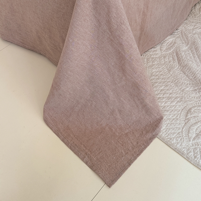 91家纺网 家纺一手货源 找家纺 菡宝 2025新款a类母婴级纯棉全棉纯棉色织三层纱提花系列四件套 米亚-卡其