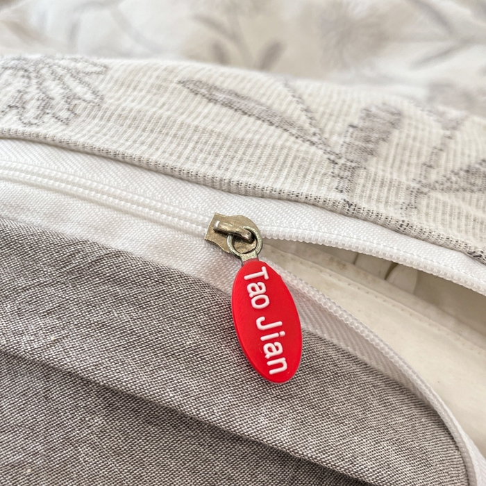 91家纺网 家纺一手货源 找家纺 菡宝 2025新款a类母婴级纯棉全棉纯棉色织三层纱提花系列四件套 韵蝶-灰