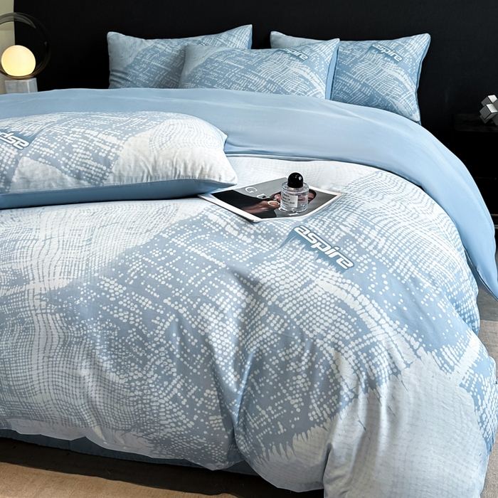 91家纺网 家纺一手货源 找家纺 （总）新方向 2025春夏新款天丝数码印花四件套-凛风逸韵