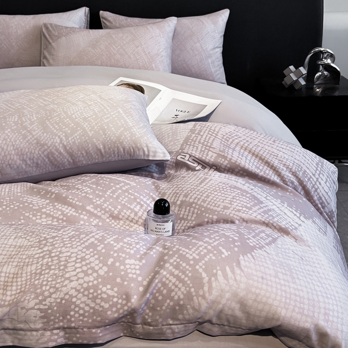 91家纺网 家纺一手货源 找家纺 新方向 2025春夏新款天丝数码印花四件套-凛风逸韵 凛风逸韵爵士灰