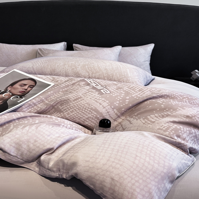 91家纺网 家纺一手货源 找家纺 新方向 2025春夏新款天丝数码印花四件套-凛风逸韵 凛风逸韵爵士灰