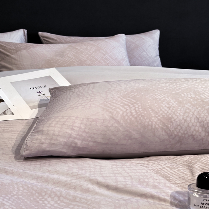 91家纺网 家纺一手货源 找家纺 新方向 2025春夏新款天丝数码印花四件套-凛风逸韵 凛风逸韵爵士灰