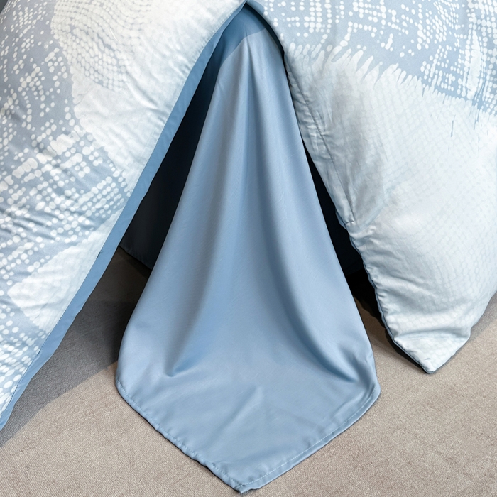 91家纺网 家纺一手货源 找家纺 新方向 2025春夏新款天丝数码印花四件套-凛风逸韵 凛风逸韵以太蓝