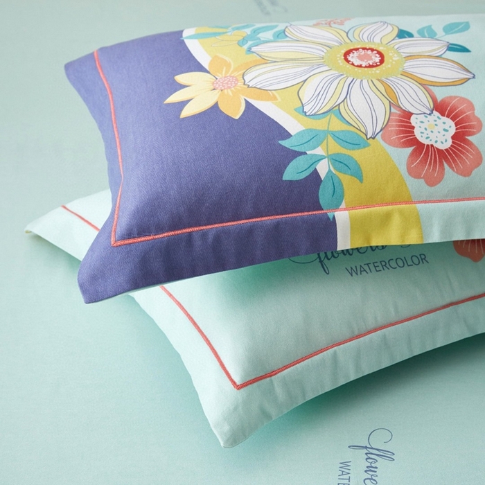 91家纺网 家纺一手货源 找家纺 （总）曼秀琳 2024新款全棉磨毛印花四件套