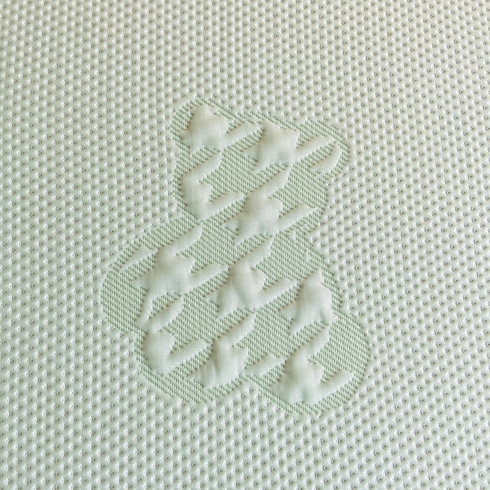 91家纺网 家纺一手货源 找家纺 耐思2025a类冰豆豆提花凉席学生款潮牌熊系列 潮牌態-抹茶绿