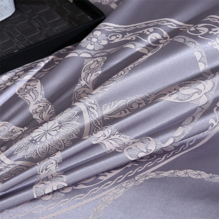 91家纺网 家纺一手货源 找家纺 七夜居 2025新款直播爆款欧式轻奢贡缎提花磨毛四件套 罗马之恋