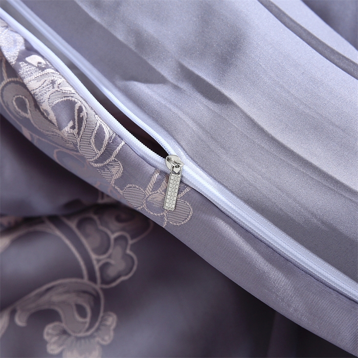 91家纺网 家纺一手货源 找家纺 七夜居 2025新款直播爆款欧式轻奢贡缎提花磨毛四件套 罗马之恋