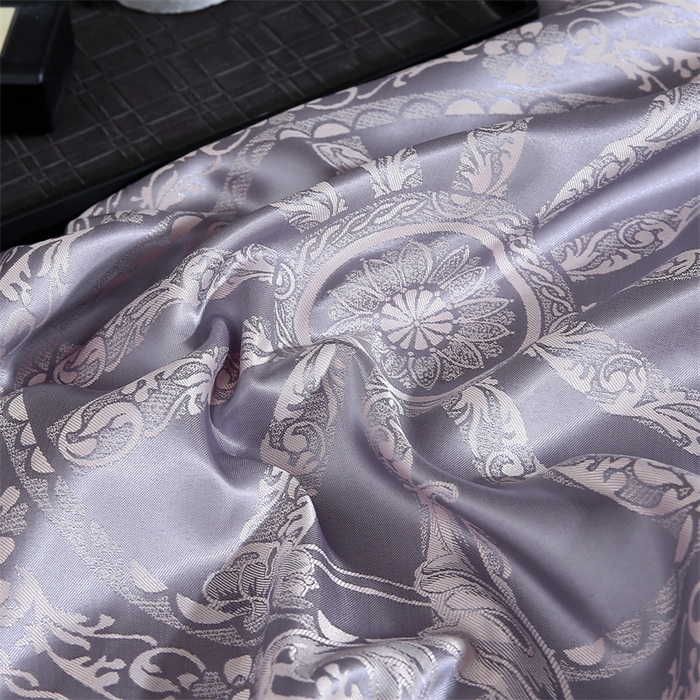 91家纺网 家纺一手货源 找家纺 七夜居 2025新款直播爆款欧式轻奢贡缎提花磨毛四件套 罗马之恋