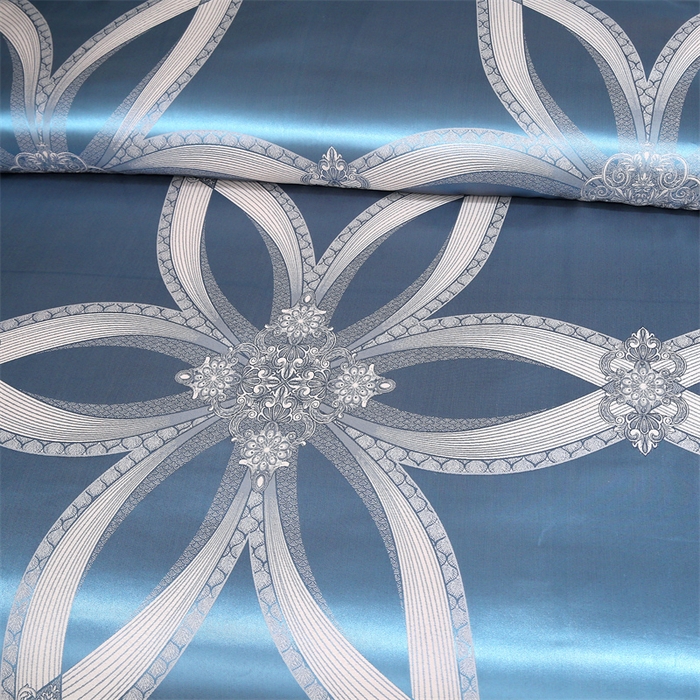 91家纺网 家纺一手货源 找家纺 七夜居 2025新款直播爆款欧式轻奢贡缎提花磨毛四件套 曼韵