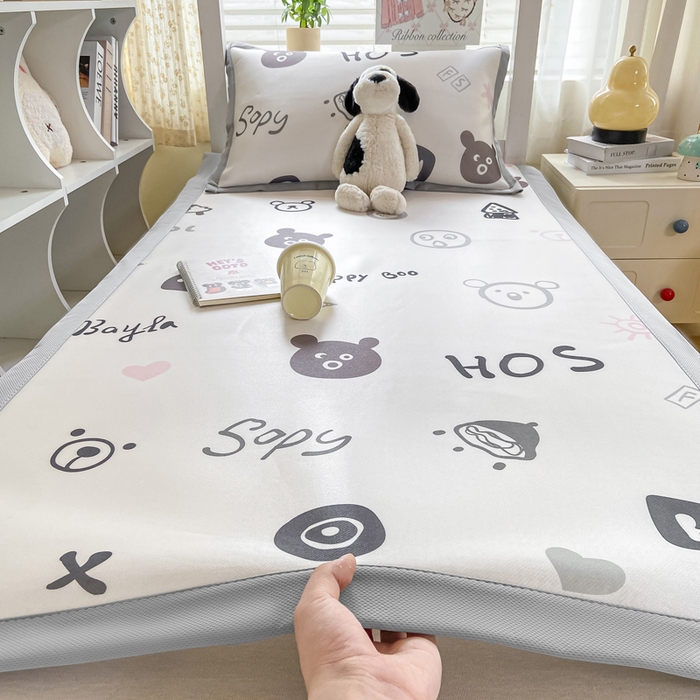 91家纺网 家纺一手货源 找家纺 （总）耐思家纺 2025春夏新款A类冰丝印花凉席空调席学生系列