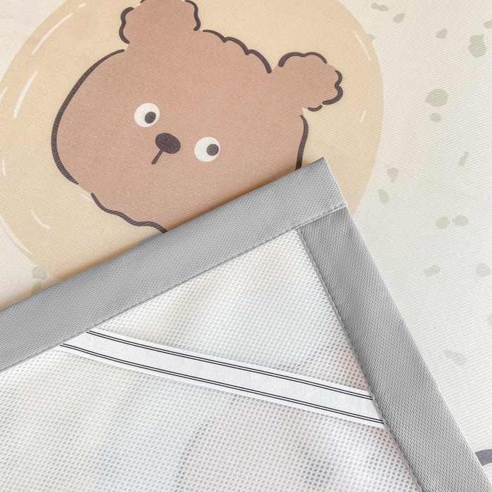 91家纺网 家纺一手货源 找家纺 耐思家纺 2025春夏新款A类冰丝印花凉席空调席学生系列 宝贝熊