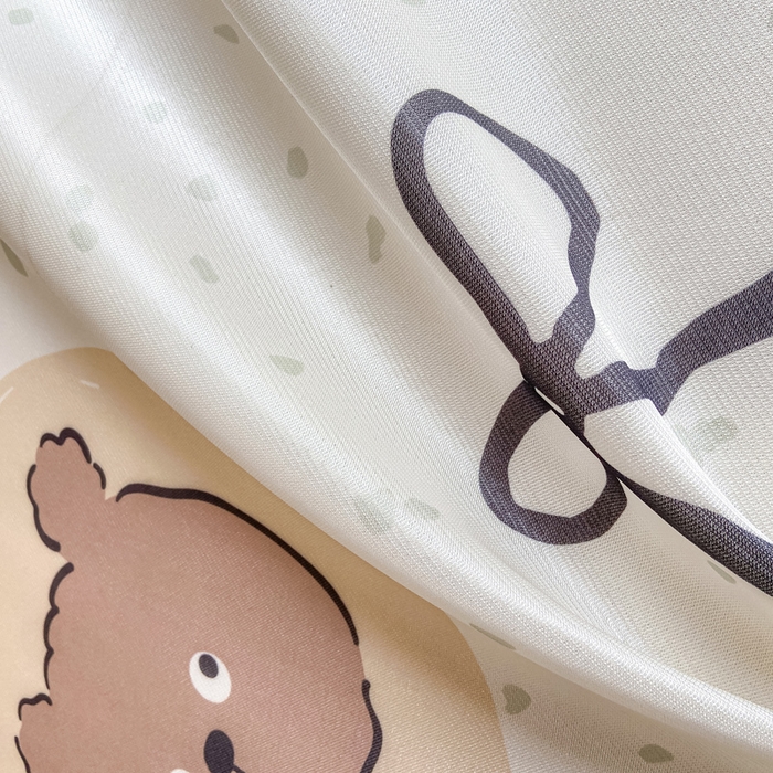 91家纺网 家纺一手货源 找家纺 耐思家纺 2025春夏新款A类冰丝印花凉席空调席学生系列 宝贝熊