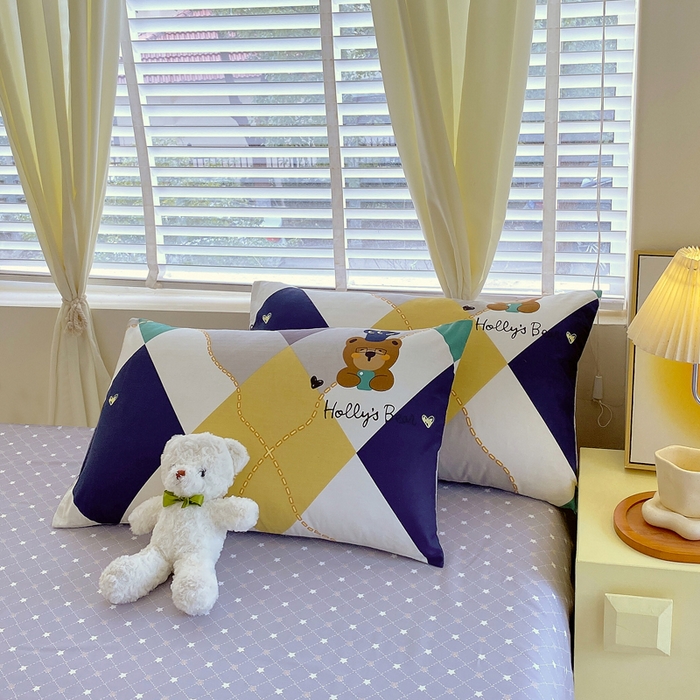 91家纺网 家纺一手货源 找家纺 洺兰2025年13070全棉喷气印花纯棉床单小清新花卉北欧风单床单