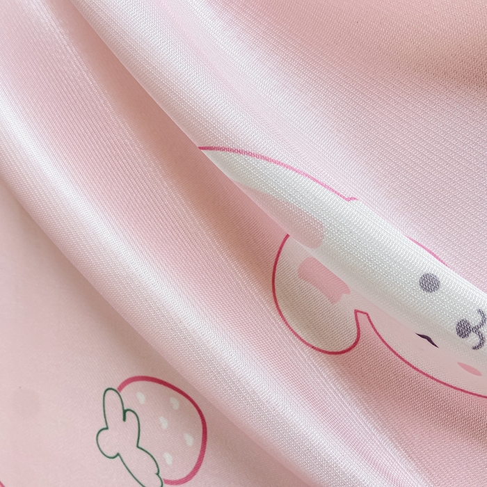 91家纺网 家纺一手货源 找家纺 耐思家纺 2025春夏新款A类冰丝印花凉席空调席学生系列 甜心草莓