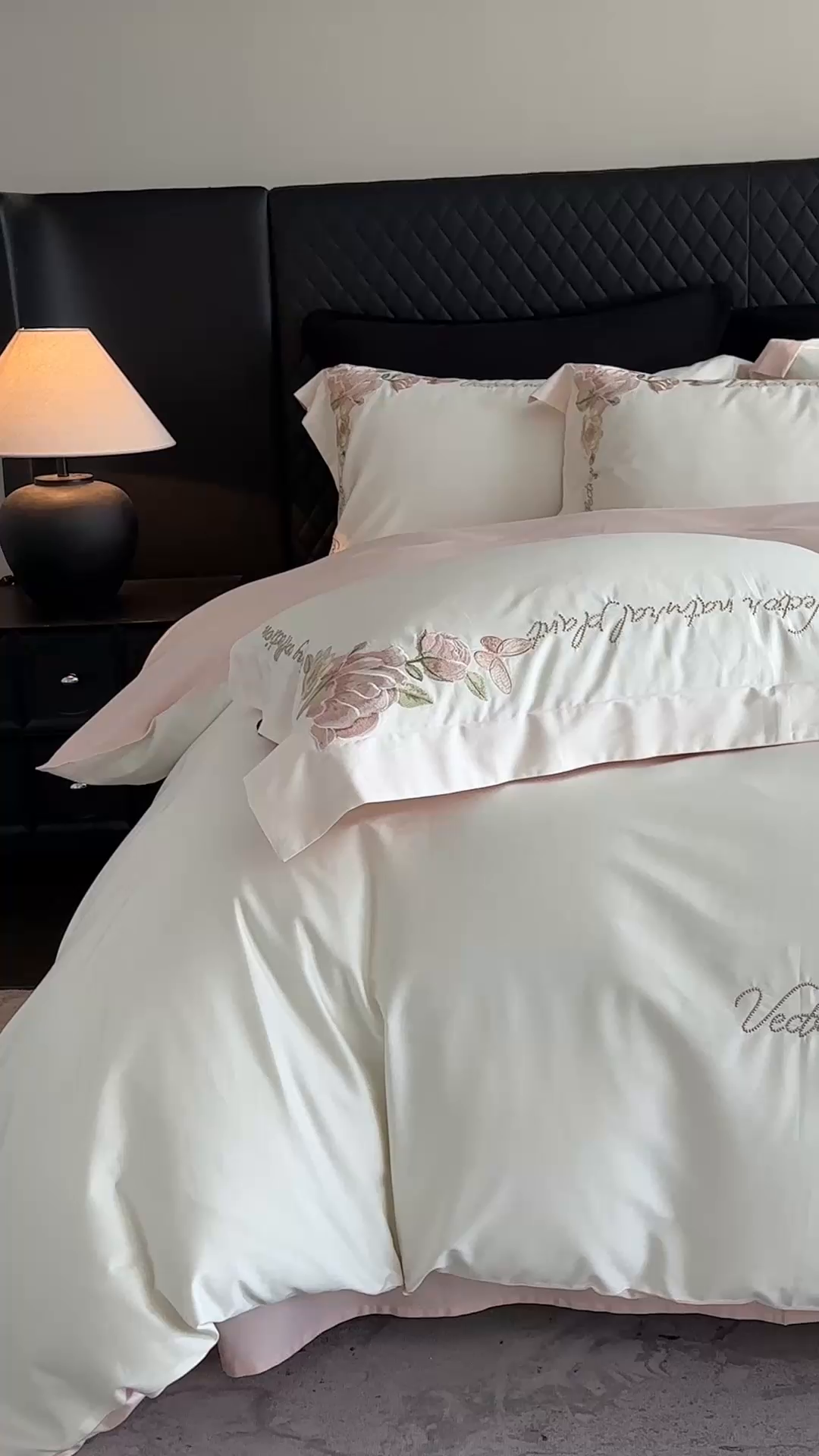 91家纺网 家纺一手货源 找家纺 馨蕊家居 2025新款新疆阿克苏100%全棉-初禾 初禾-粉白