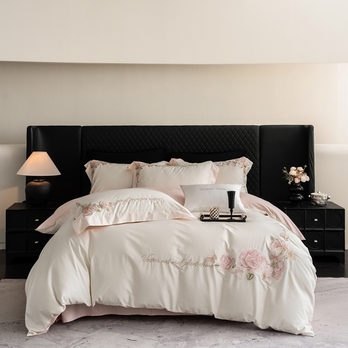 馨蕊家居 2025新款新疆阿克苏100%全棉-初禾 初禾-粉白