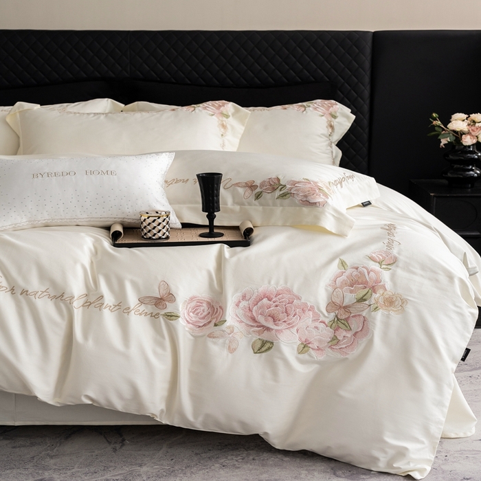 91家纺网 家纺一手货源 找家纺 馨蕊家居 2025新款新疆阿克苏100%全棉-初禾 初禾-月光白