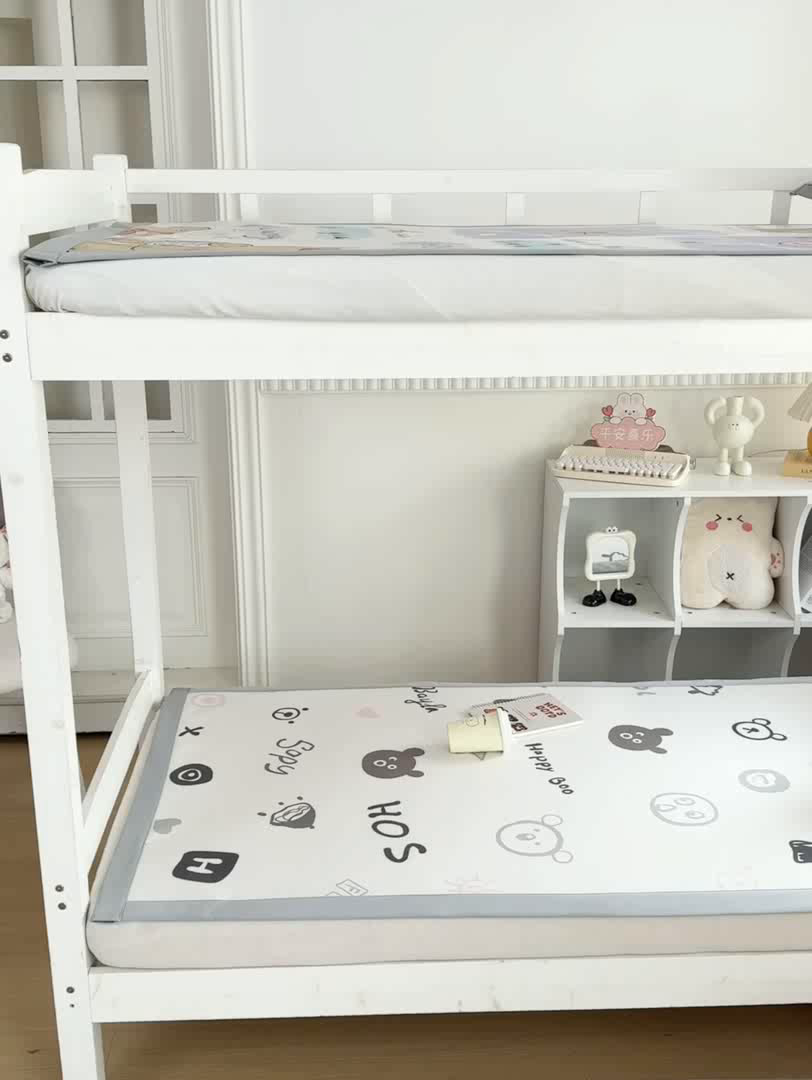 91家纺网 家纺一手货源 找家纺 （总）耐思家纺 2025春夏新款A类冰丝印花凉席空调席学生系列