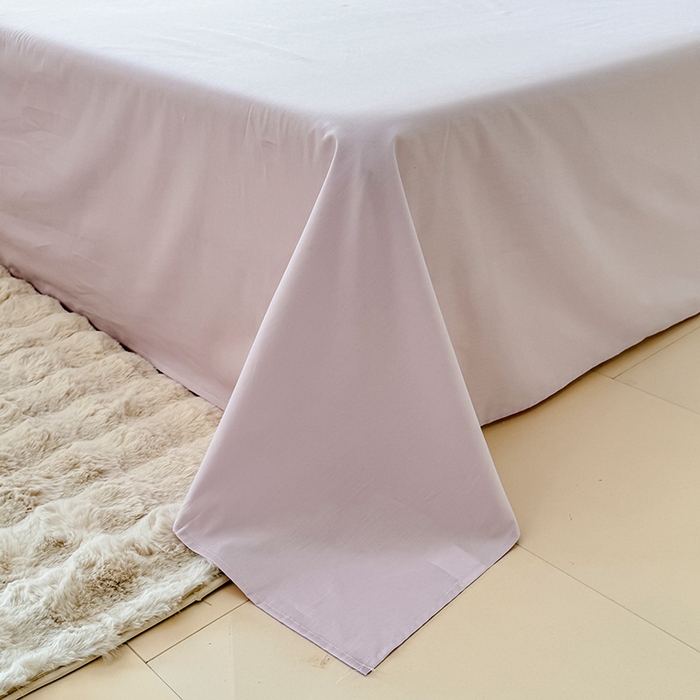 91家纺网 家纺一手货源 找家纺 洺兰2025年13070全棉喷气印花纯棉床单小清新花卉北欧风单床单