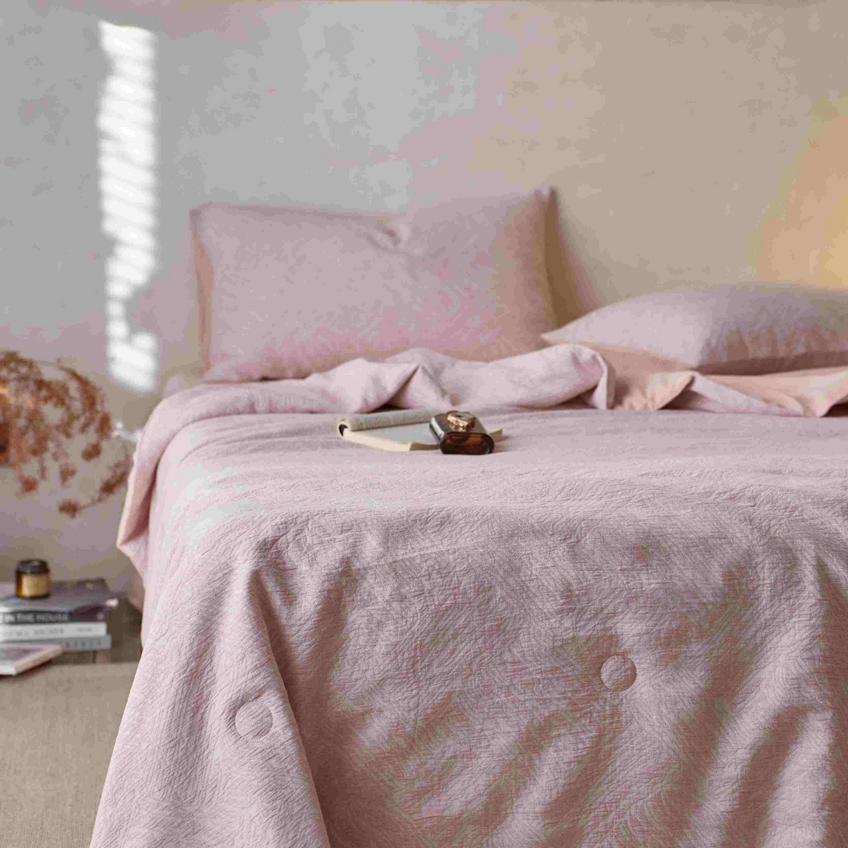 91家纺网 家纺一手货源 找家纺 （总）梦享生活家居 2025新款色织三层提花夏被