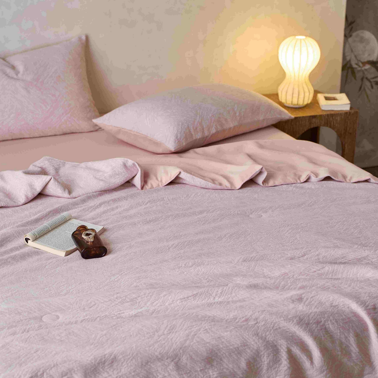 91家纺网 家纺一手货源 找家纺 （总）梦享生活家居 2025新款色织三层提花夏被