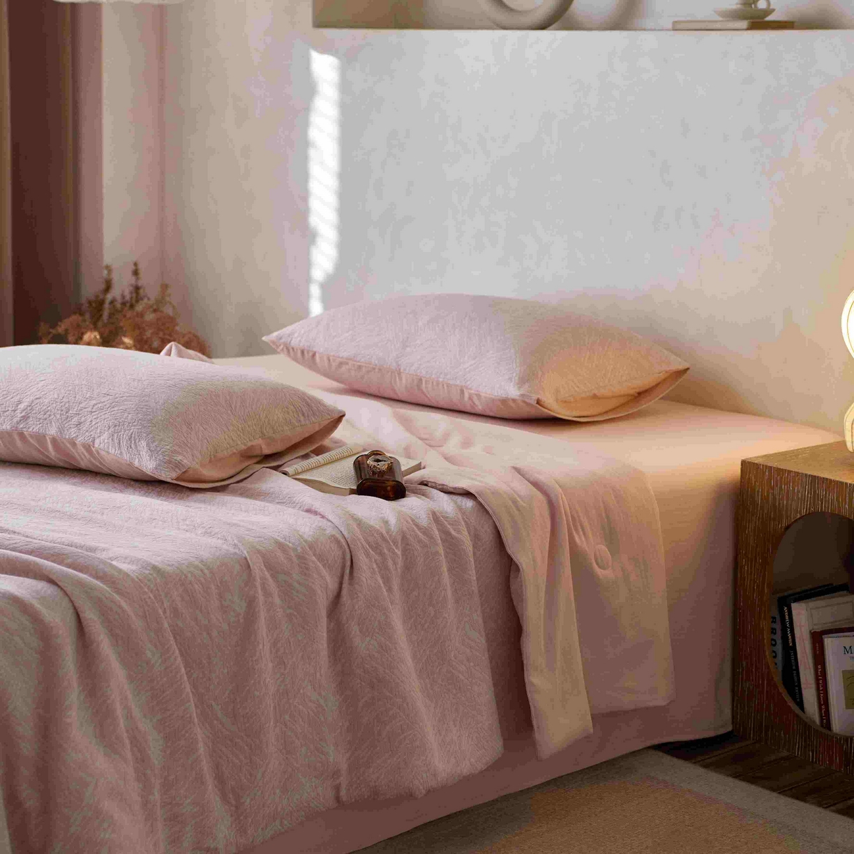 91家纺网 家纺一手货源 找家纺 （总）梦享生活家居 2025新款色织三层提花夏被