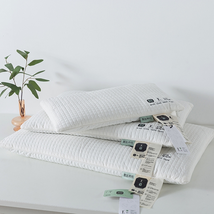 91家纺网 家纺一手货源 找家纺 （总）境月枕芯坊 2025新款可拆洗黑苦荞枕枕头枕芯