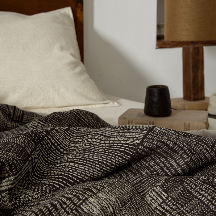 91家纺网 家纺一手货源 找家纺 （总）简家居 2025新款亲肤舒适幻影黑金夏被夏凉被空调被