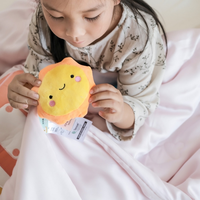 91家纺网 家纺一手货源 找家纺 （总）喜多兔儿童家纺 2025新款小惊喜儿童蚕丝蛋白天丝抗菌夏凉被