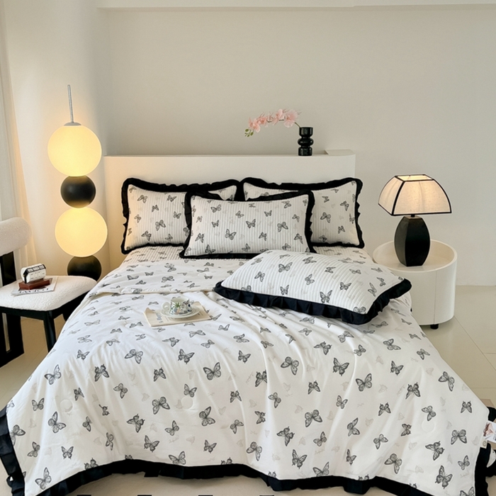 91家纺网 家纺一手货源 找家纺 （总）同田2025新款床盖夏被四件套