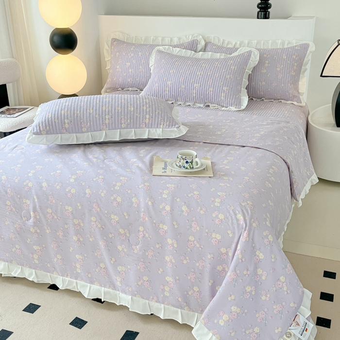 91家纺网 家纺一手货源 找家纺 （总）同田2025新款床盖夏被四件套