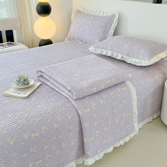 91家纺网 家纺一手货源 找家纺 （总）同田2025新款床盖夏被四件套