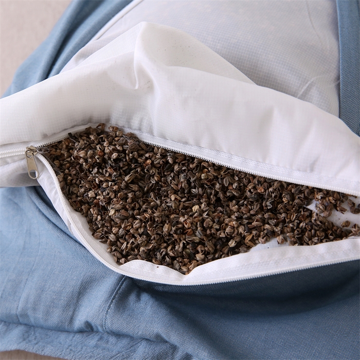 91家纺网 家纺一手货源 找家纺 珍贝家纺 2025新款腊肠狗荞麦枕枕头枕芯 腊肠狗-蓝色 35x55cm/只