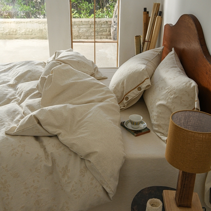 91家纺网 家纺一手货源 找家纺 （总）简家居 2025新款棉麻四件套