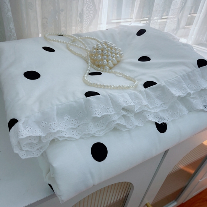 （总）暖居 2025新款法式韩系双面纯棉夏被约3.2斤空调被夏季薄被子可水洗跑量款