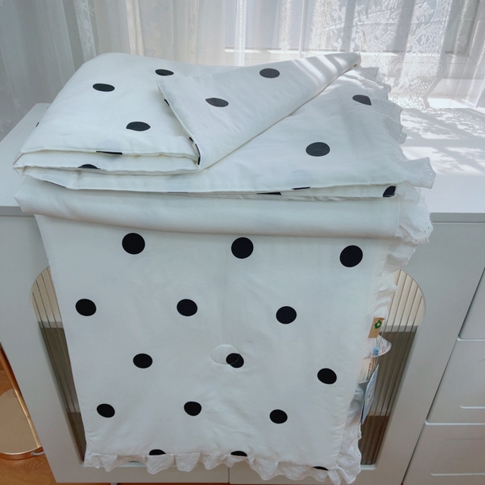 91家纺网 家纺一手货源 找家纺 （总）暖居 2025新款法式韩系双面纯棉夏被约3.2斤空调被夏季薄被子可水洗跑量款