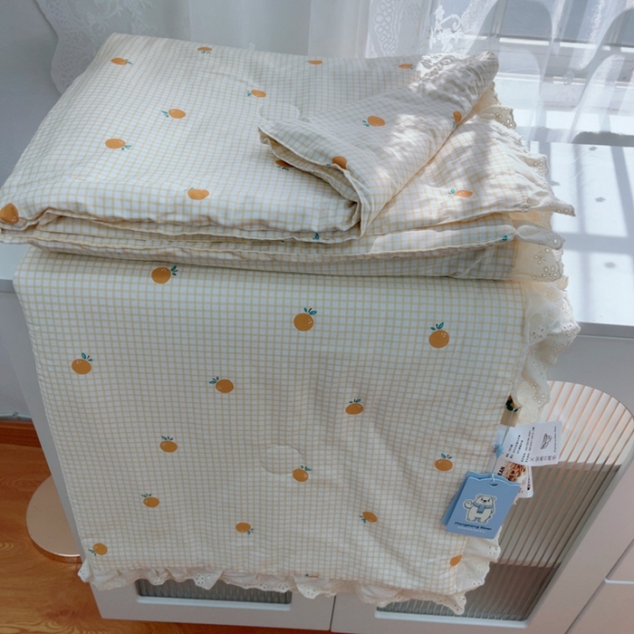 91家纺网 家纺一手货源 找家纺 （总）暖居 2025新款法式韩系双面纯棉夏被约3.2斤空调被夏季薄被子可水洗跑量款