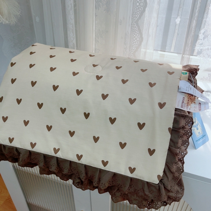 91家纺网 家纺一手货源 找家纺 暖居 2025新款法式韩系双面纯棉夏被约3.2斤空调被夏季薄被子可水洗跑量款 爱心卡