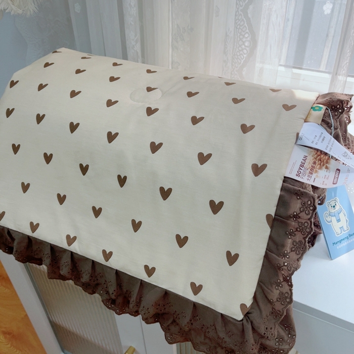 91家纺网 家纺一手货源 找家纺 暖居 2025新款法式韩系双面纯棉夏被约3.2斤空调被夏季薄被子可水洗跑量款 爱心卡