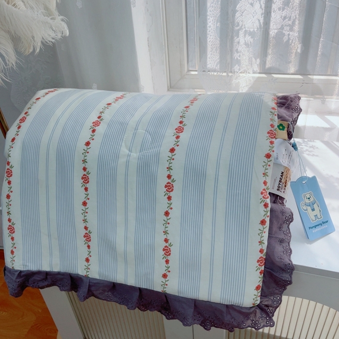 91家纺网 家纺一手货源 找家纺 暖居 2025新款法式韩系双面纯棉夏被约3.2斤空调被夏季薄被子可水洗跑量款 白兰地