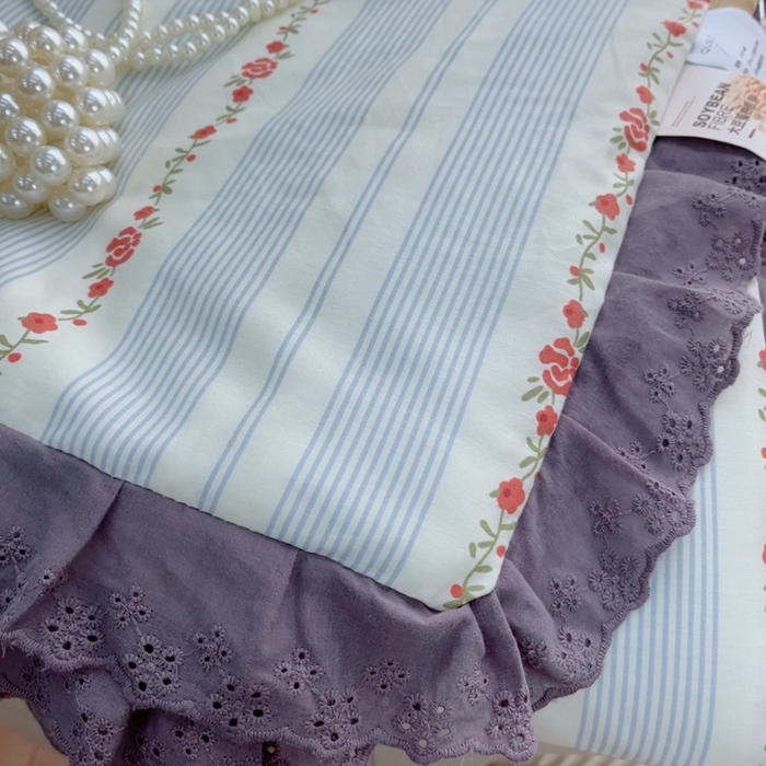 91家纺网 家纺一手货源 找家纺 暖居 2025新款法式韩系双面纯棉夏被约3.2斤空调被夏季薄被子可水洗跑量款 白兰地