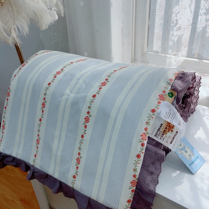 91家纺网 家纺一手货源 找家纺 暖居 2025新款法式韩系双面纯棉夏被约3.2斤空调被夏季薄被子可水洗跑量款 白兰地