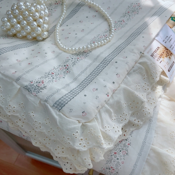 91家纺网 家纺一手货源 找家纺 暖居 2025新款法式韩系双面纯棉夏被约3.2斤空调被夏季薄被子可水洗跑量款 布兰格