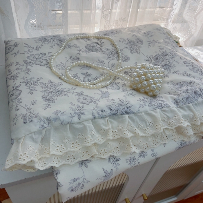 91家纺网 家纺一手货源 找家纺 暖居 2025新款法式韩系双面纯棉夏被约3.2斤空调被夏季薄被子可水洗跑量款 赫本白