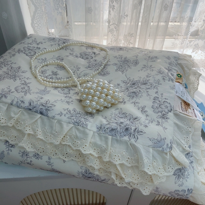 91家纺网 家纺一手货源 找家纺 暖居 2025新款法式韩系双面纯棉夏被约3.2斤空调被夏季薄被子可水洗跑量款 赫本白