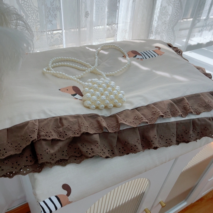 91家纺网 家纺一手货源 找家纺 暖居 2025新款法式韩系双面纯棉夏被约3.2斤空调被夏季薄被子可水洗跑量款 拉拉狗